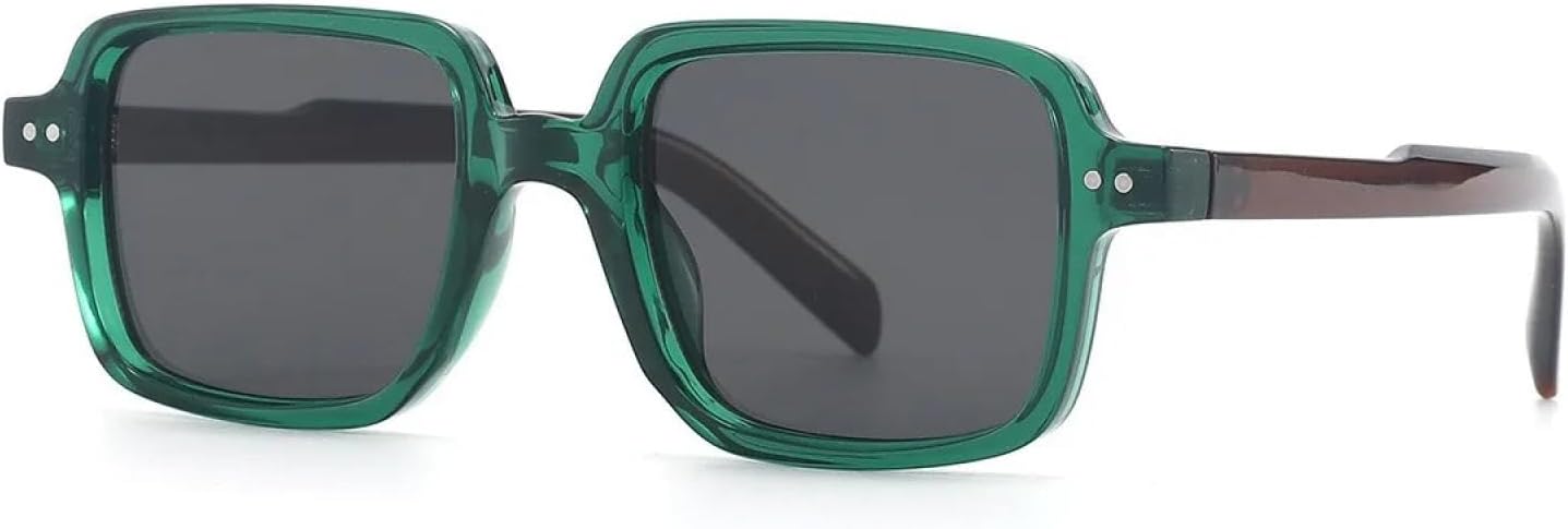 

Солнцезащитные очки с защитой от УФ-излучения UV400 | Большая оправа в стиле панк | Для женщин и мужчин | Для занятий спортом на открытом воздухе и вождения DSVIGF, Green Black