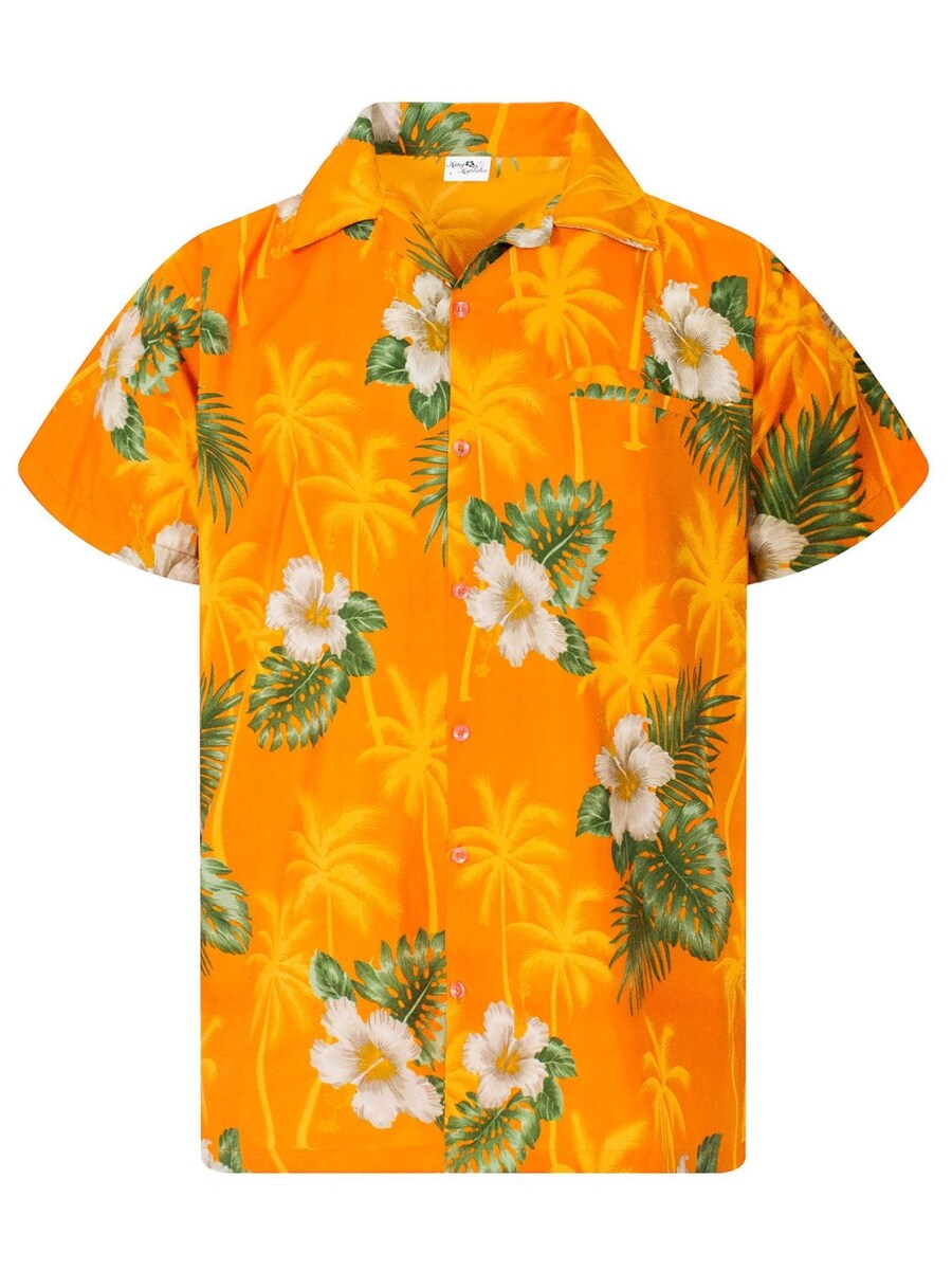

Рубашка King Kameha Small Flower, желтый