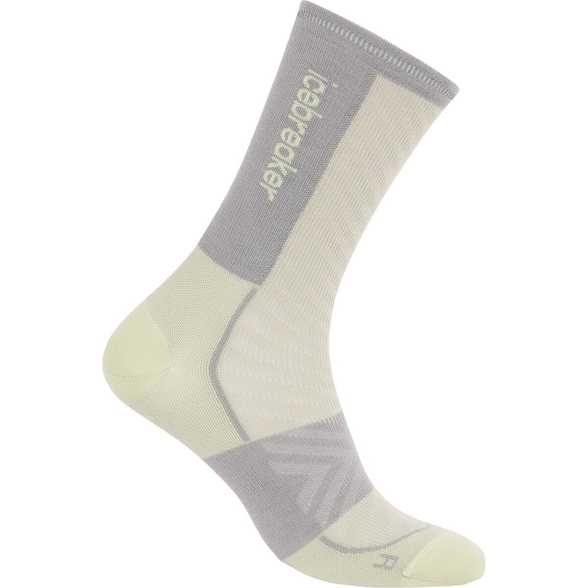

Носки Merino Run+ Ultralight Crew Icebreaker, цвет ashen/alloy
