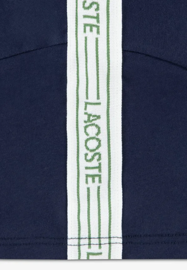 Футболка с тейпированием, базовая футболка Lacoste, Marine — фото 4