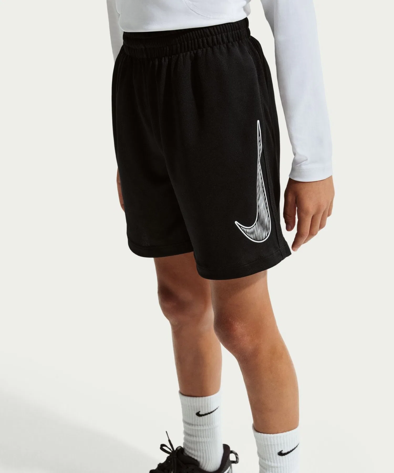 Детские шорты NIKE YTH DF MULTI HBR чёрные