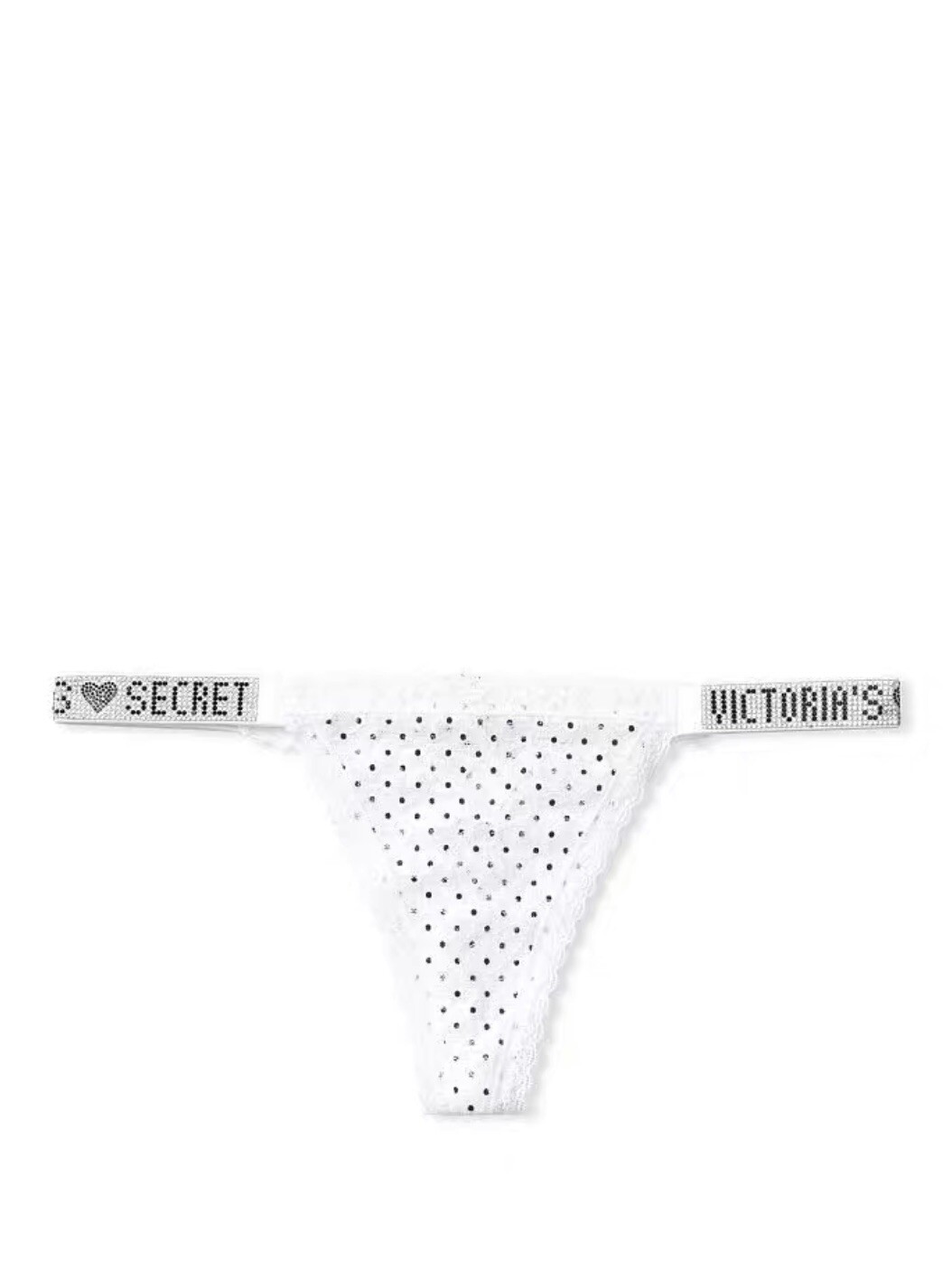 

Женские трусы Victoria's Secret, цвет Black polka dots on white
