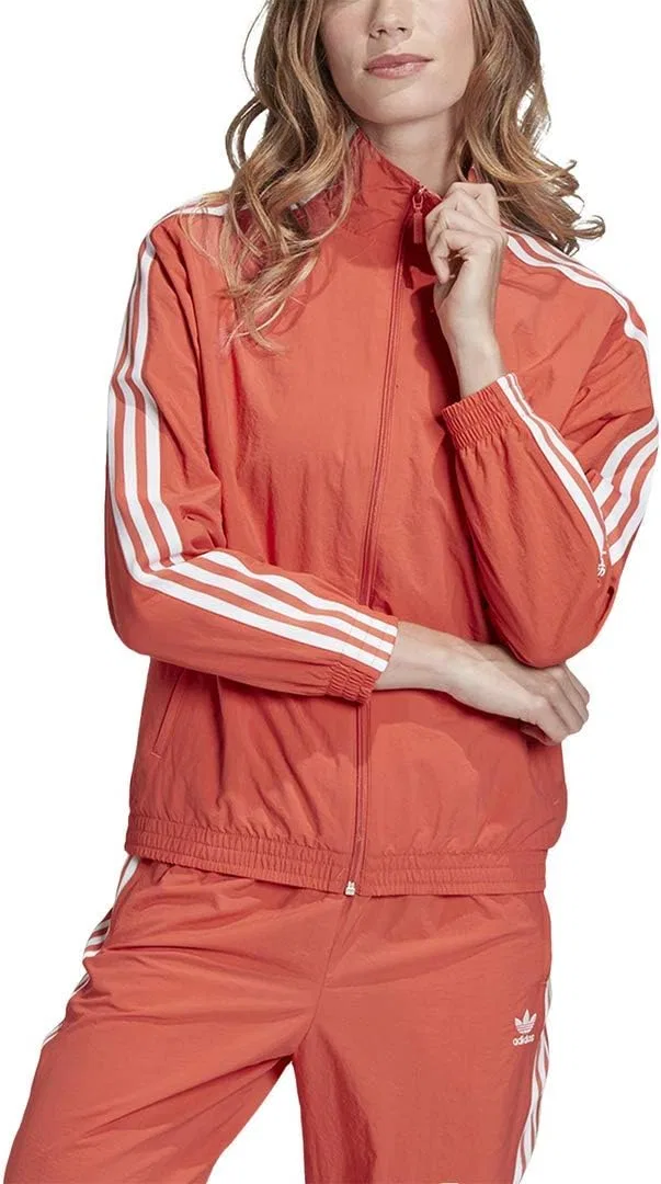 Куртка спортивная adidas Originals, цвет Trace Scarlet/White — фото 3
