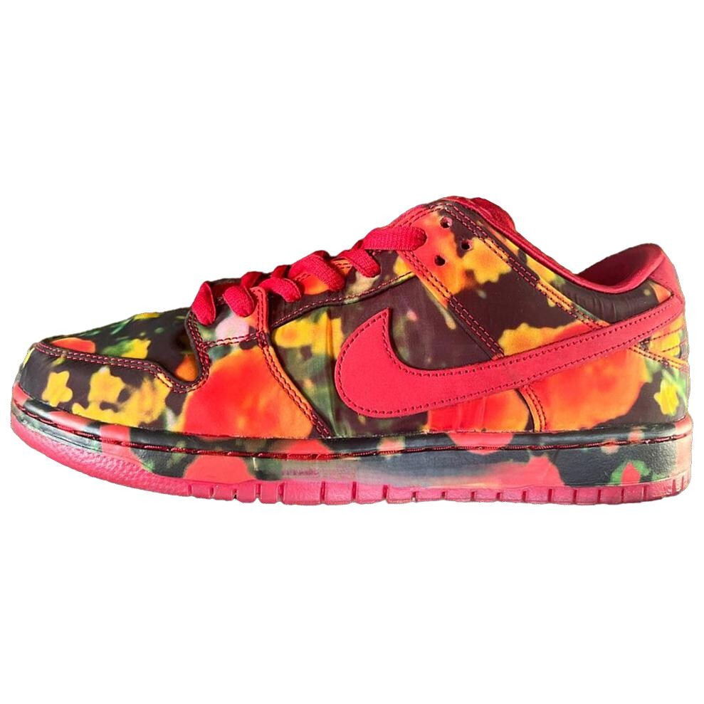 

Кроссовки Nike SB Dunk Skateboarding Shoes Women's Low-top Red, красный