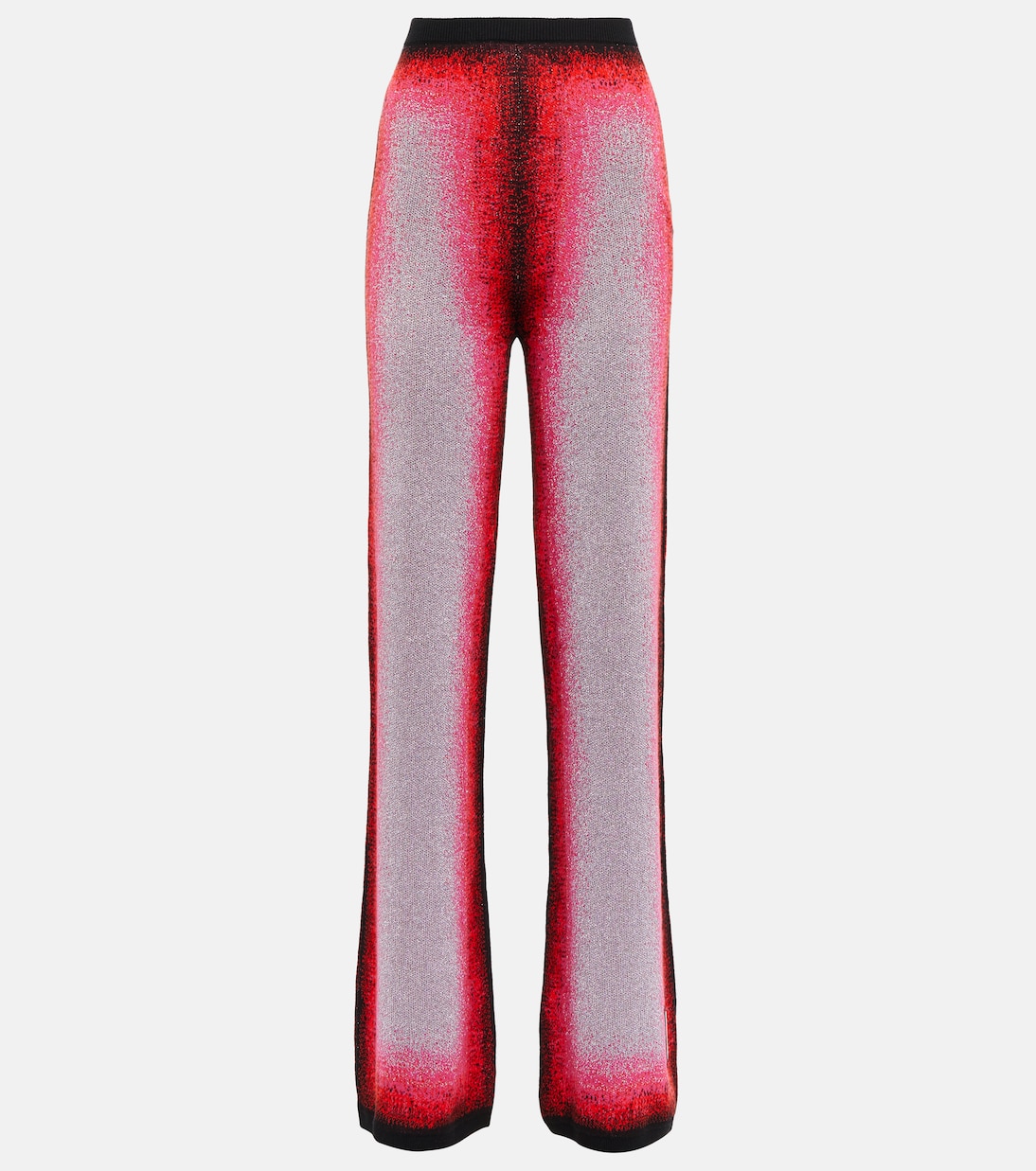 

Градиентные трикотажные брюки широкого кроя Y/Project, Pink Silver Black