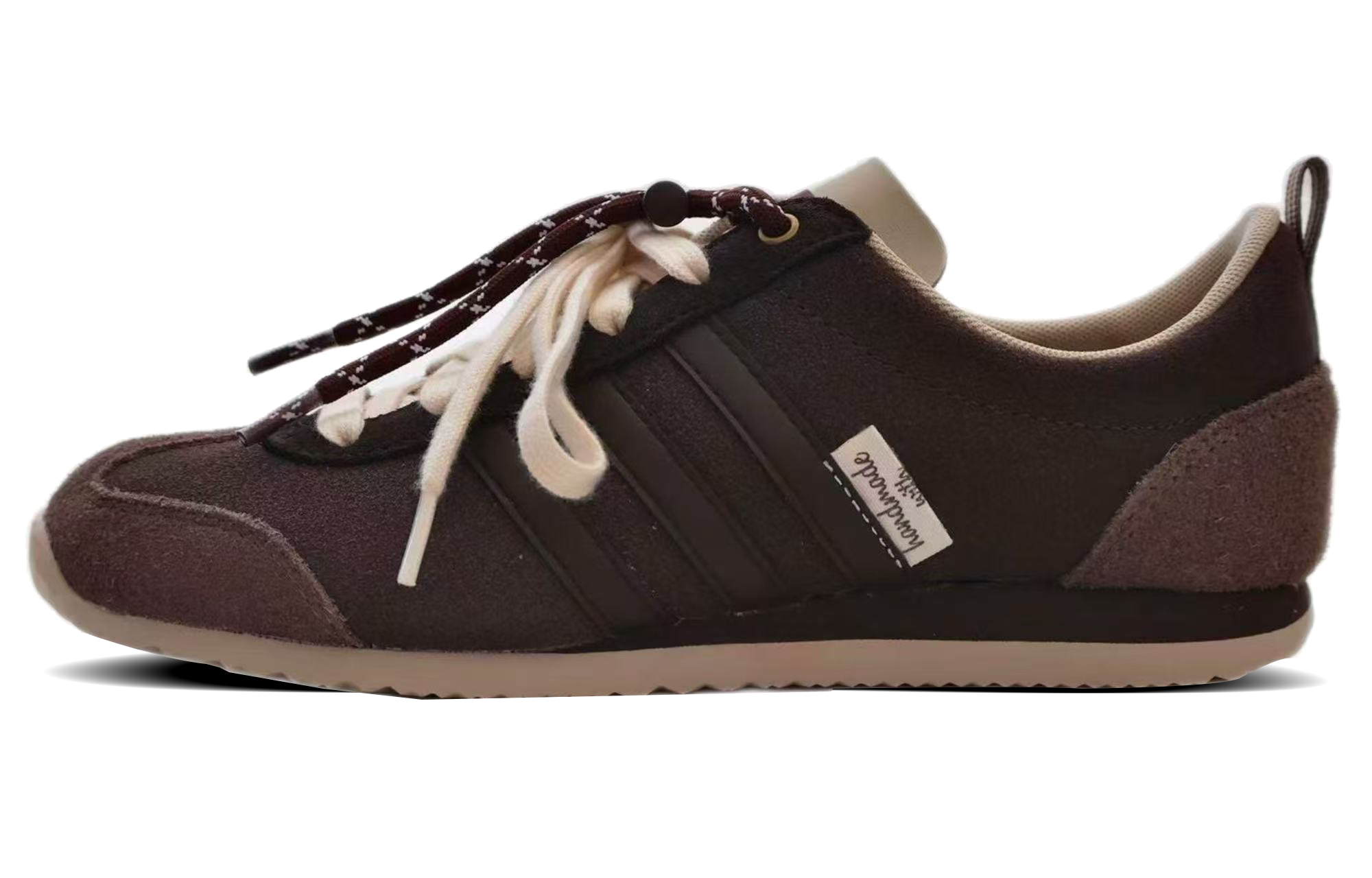 Adidas VS JOG 2.0 устойчивые к истиранию, легкие и дышащие низкие кроссовки German Army Trainers Unisex бежево-коричневые