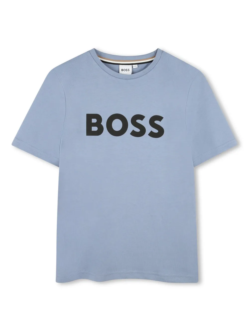 

Футболка с логотипом BOSS Kidswear, серый