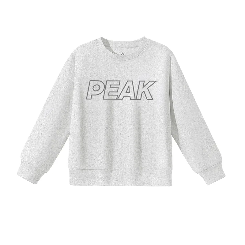Свитшот детский PEAK White/PK Hollow Gray Large — фото 3