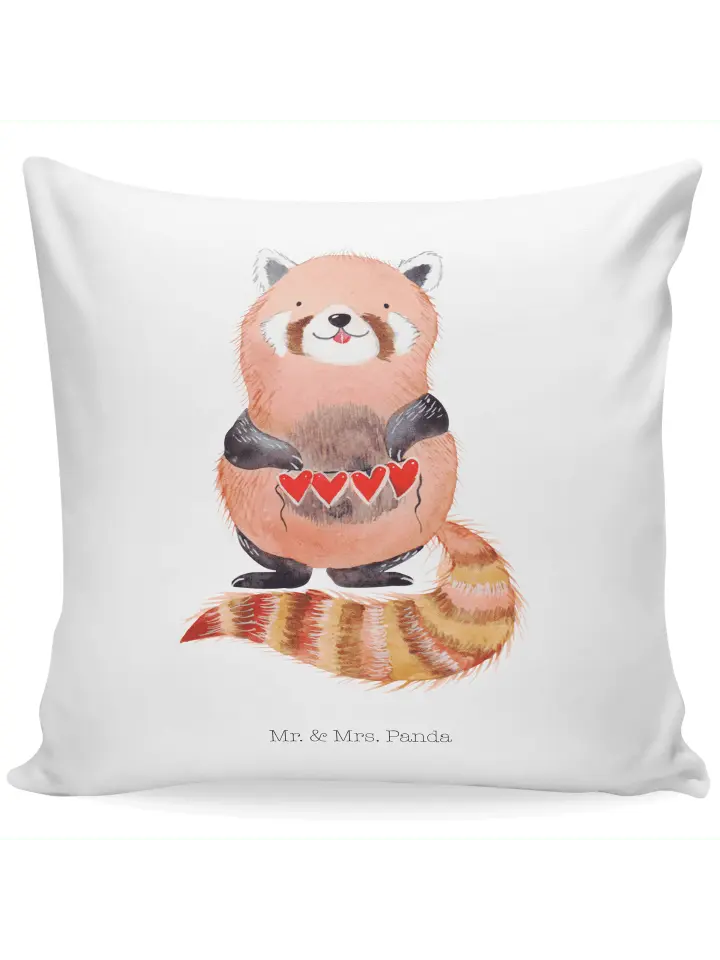 

Подушка Mr. & Mrs. Panda, белый