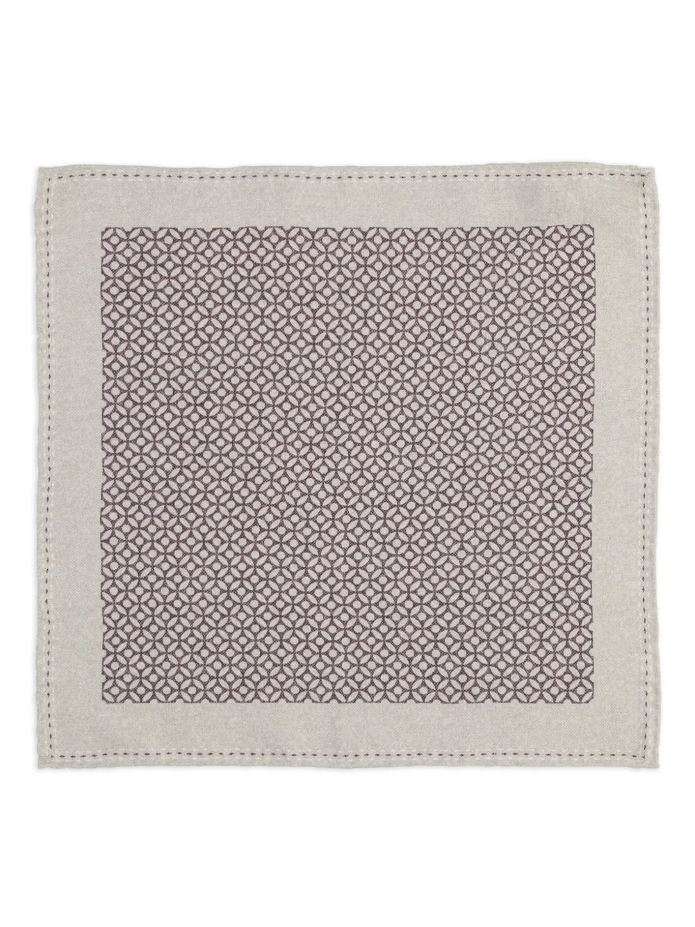 

Платок-паше с геометричным принтом Brunello Cucinelli, нейтральный