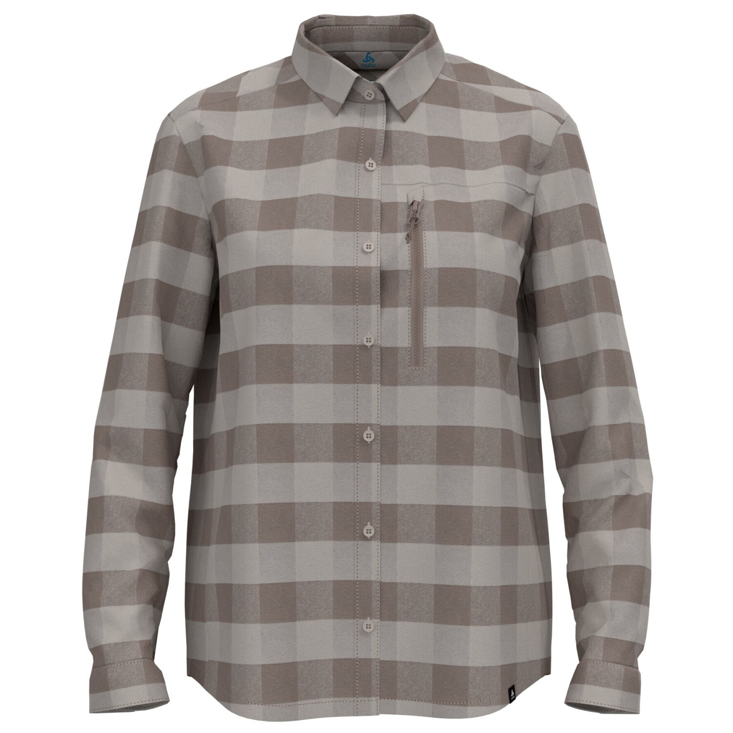 

Рубашка Odlo Essential Shirt L/S, цвет Cinder/Silver Cloud