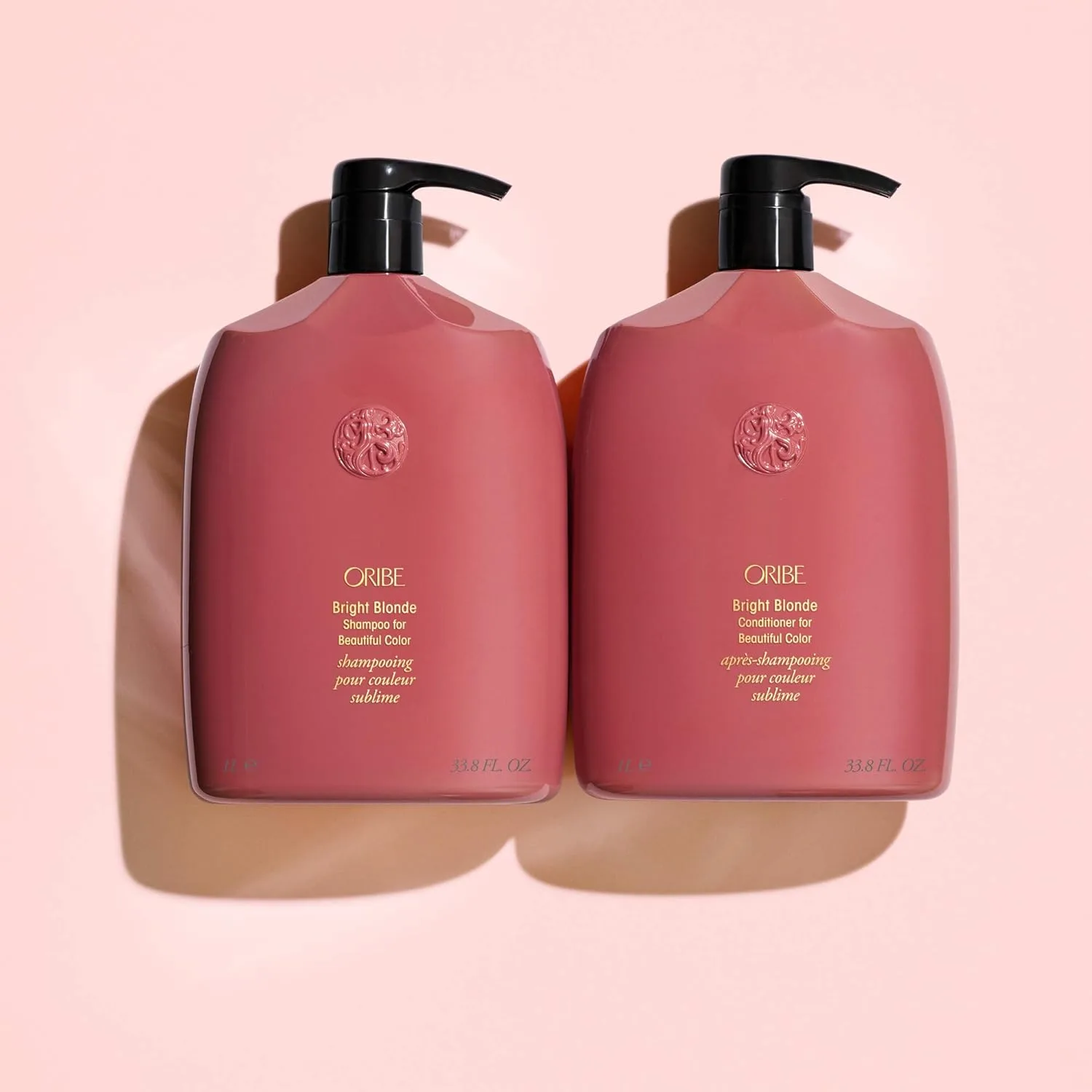 Шампунь Oribe Bright Blonde для красивого цвета волос 1000 мл (2 шт.), Yellow — фото 2