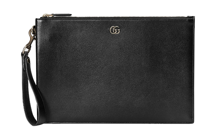 

GUCCI Кожаный клатч GG Marmont для мужчин, черный