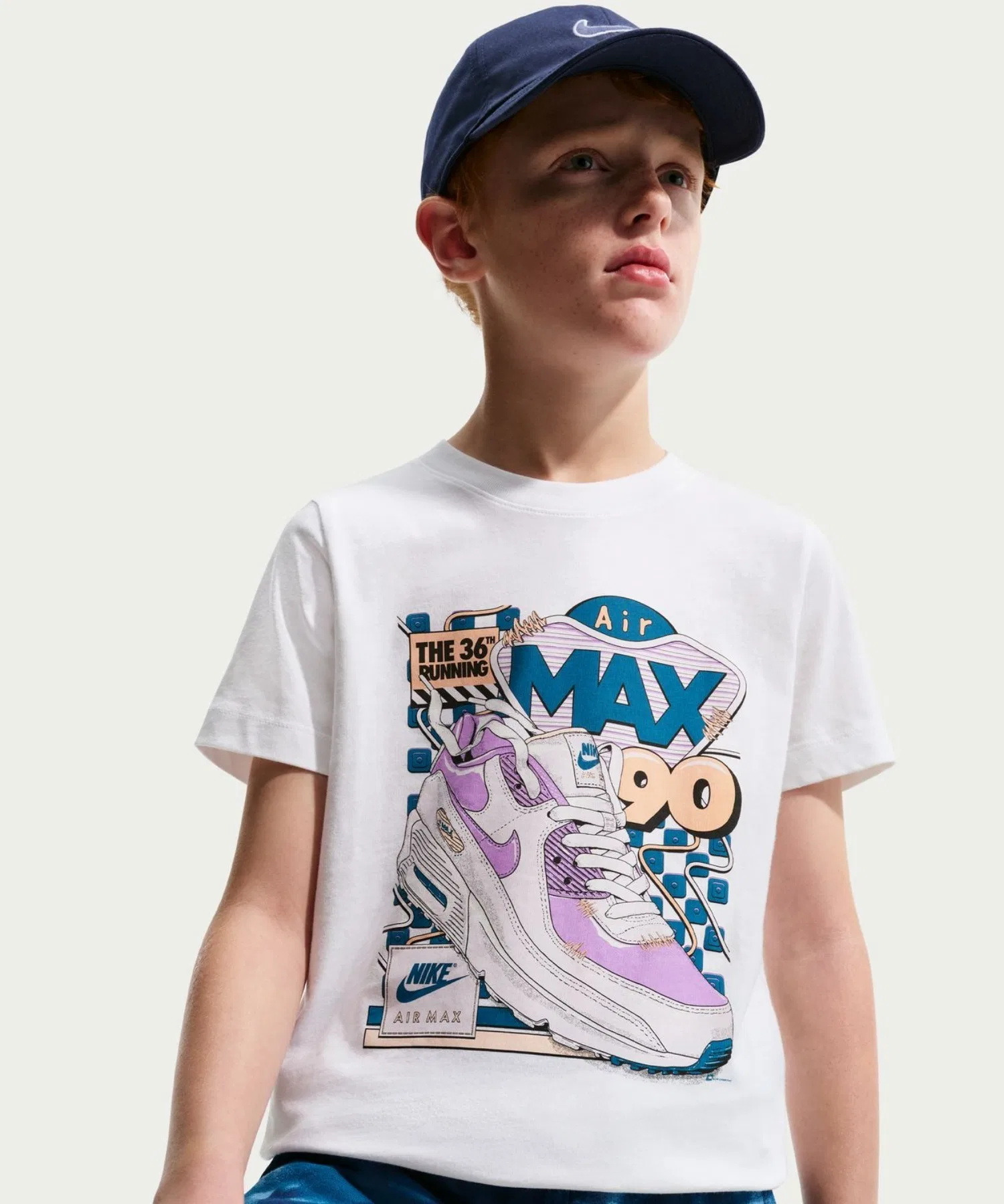 Детская футболка NIKE Air Max 90 белая