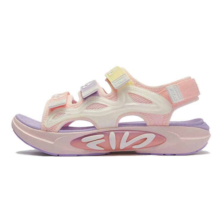 

Скользостойкие износостойкие детские сандалии Pink White для подростков FILA KIDS, розовый