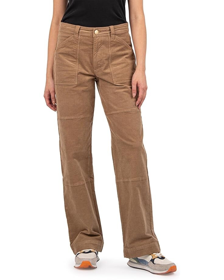 

Брюки KUT from the Kloth Sienna Wide Leg Utility Pant, хаки
