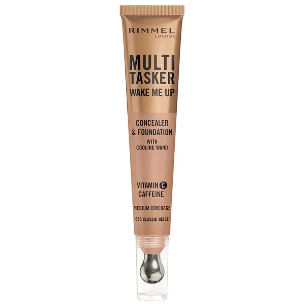 

Тональный крем и консилер multi-tasker разбуди меня Rimmel, 20 мл., цвет 055 classic beige