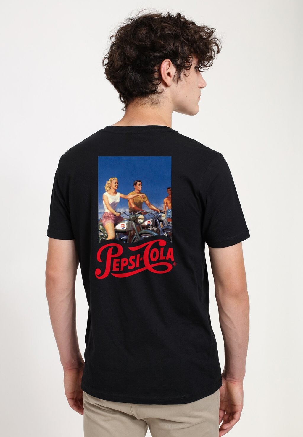 

Футболка с принтом PEPSI COLA VINTAGE BIKE Henry Tiger, черный