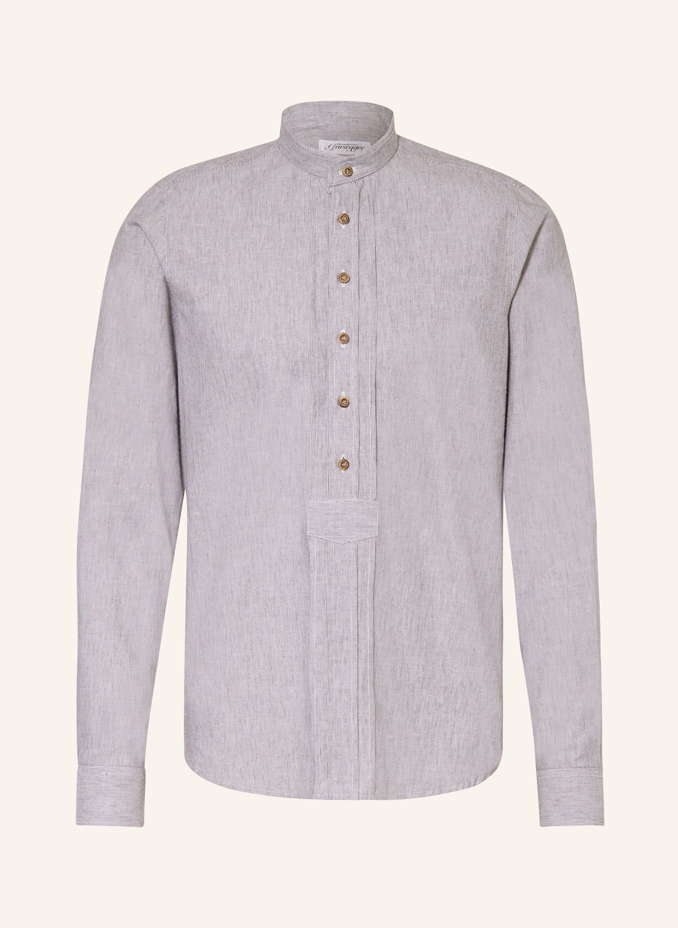 

Традиционная рубашка pfoad slim fit с льном Grasegger, мультиколор