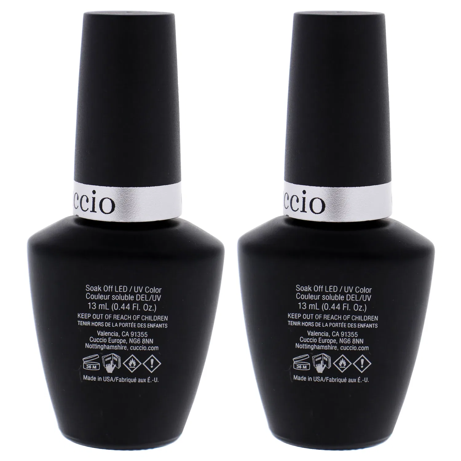 Гель для снятия лака Vener Soak Off Gel - Everything Matters от Cuccio Colour для женщин - 0,44 унции (113 мл) - упаковка из 2 штук, золото — фото 2