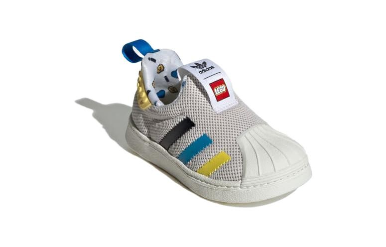 Кроссовки для малышей adidas originals Superstar TD, Beige — фото 2
