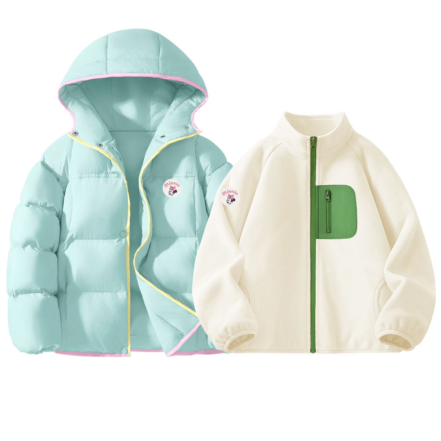 

Детская утепленная куртка Disney, светло-голубой/белый