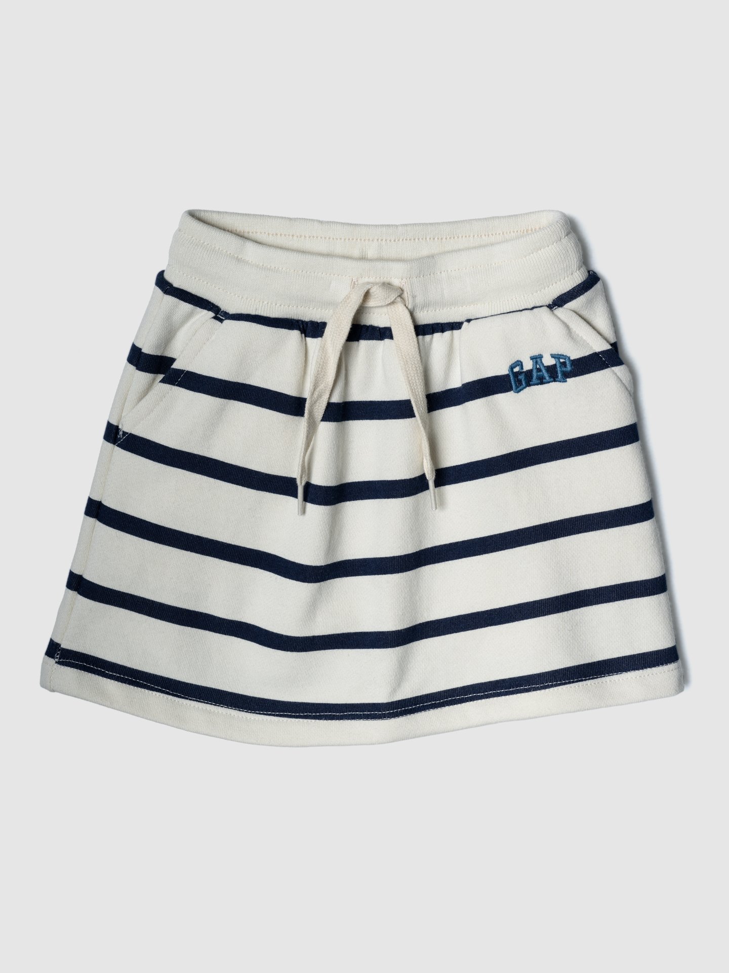 Мини-юбка с логотипом (K)GAP, BLUE_STRIPE