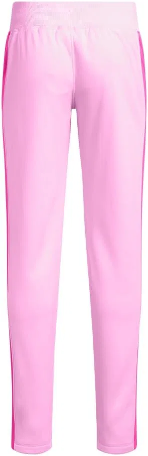 Детские флисовые штаны Under Armour для девочек, (638) Stellar Pink/Rebel Pink/Black — фото 2