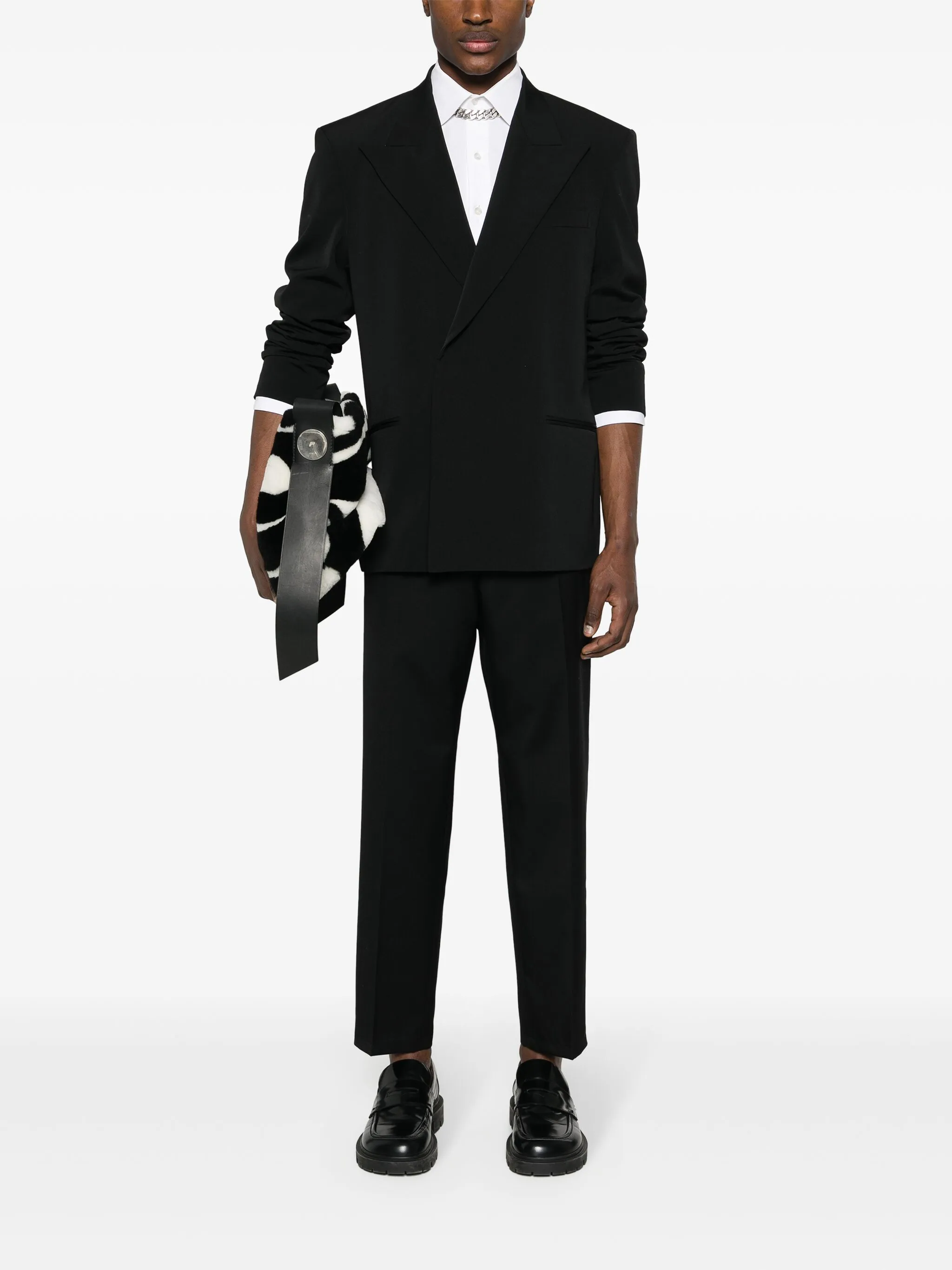 Брюки с эластичным поясом Jil Sander, черный — фото 2