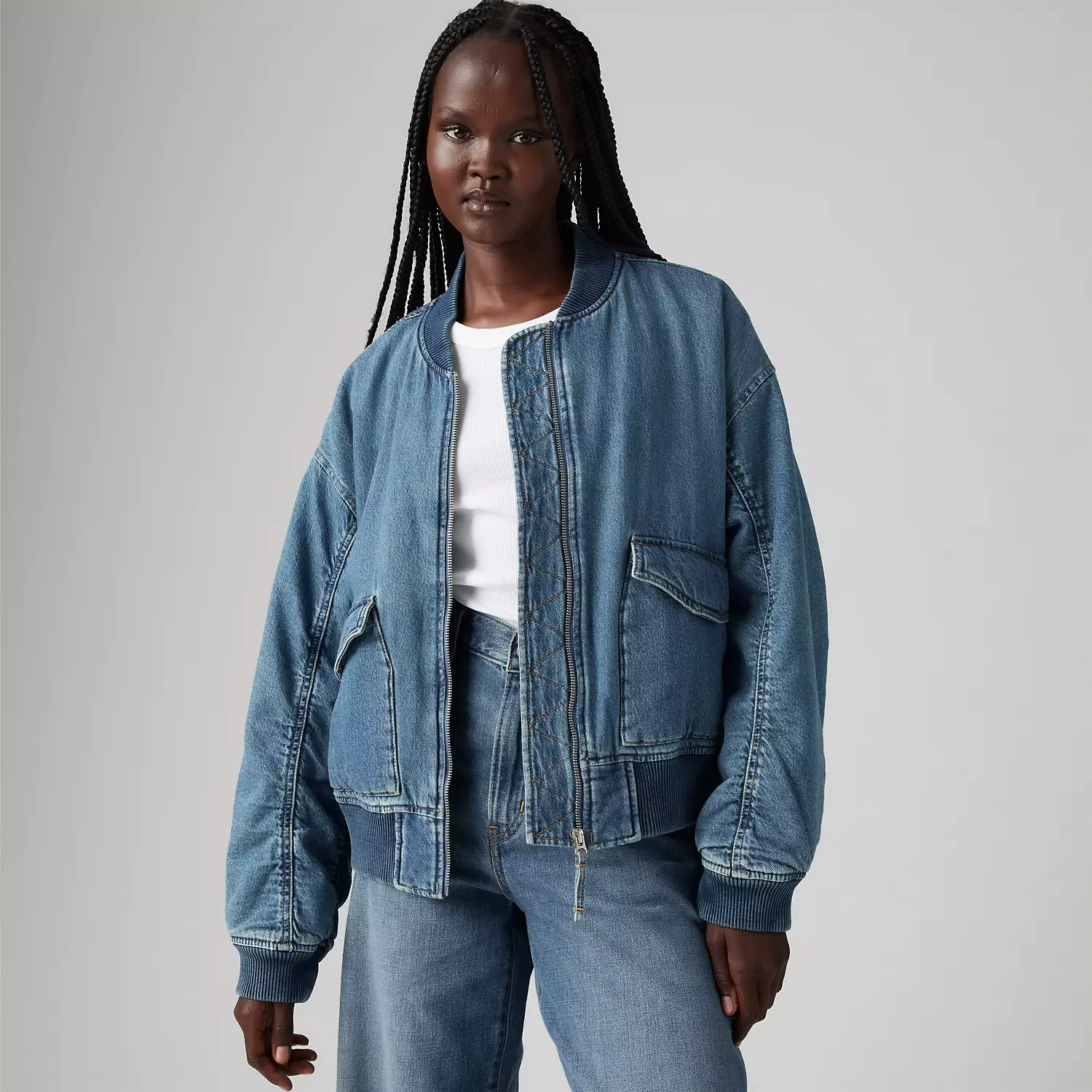 

Куртка Энди Тек Levi's, цвет Romantic Rewind - Medium Wash