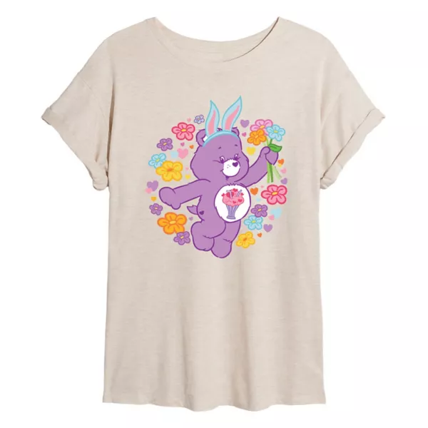

Футболка Junior's Care Bears Bunny Bear большого размера Licensed Character, бежевый
