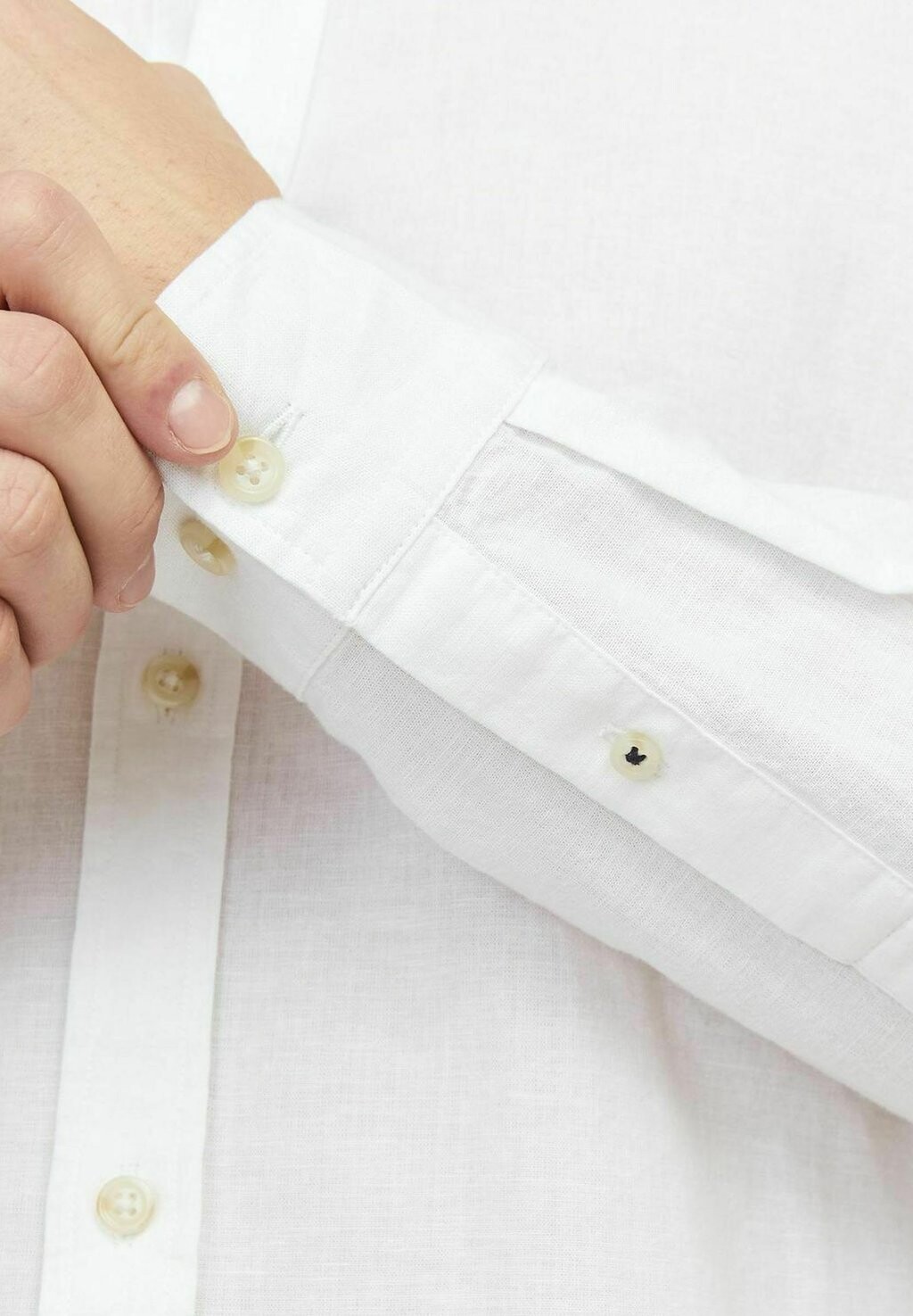 

Рубашка Jjesummer Linen Mix Shirt Jack & Jones, белая
