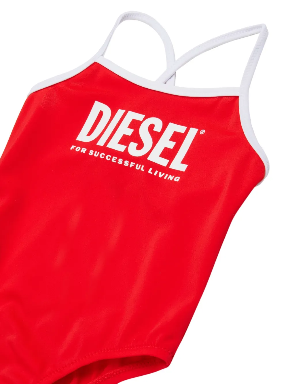 Купальник Midib с перекрестными бретелями Diesel Kids, красный — фото 3