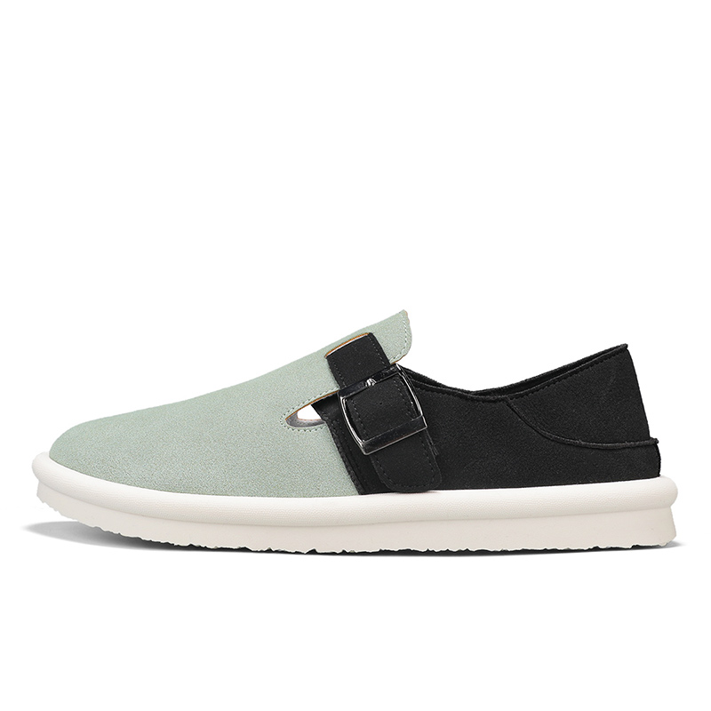 Мужские повседневные туфли Low top EGCHI, бежевый — фото 3