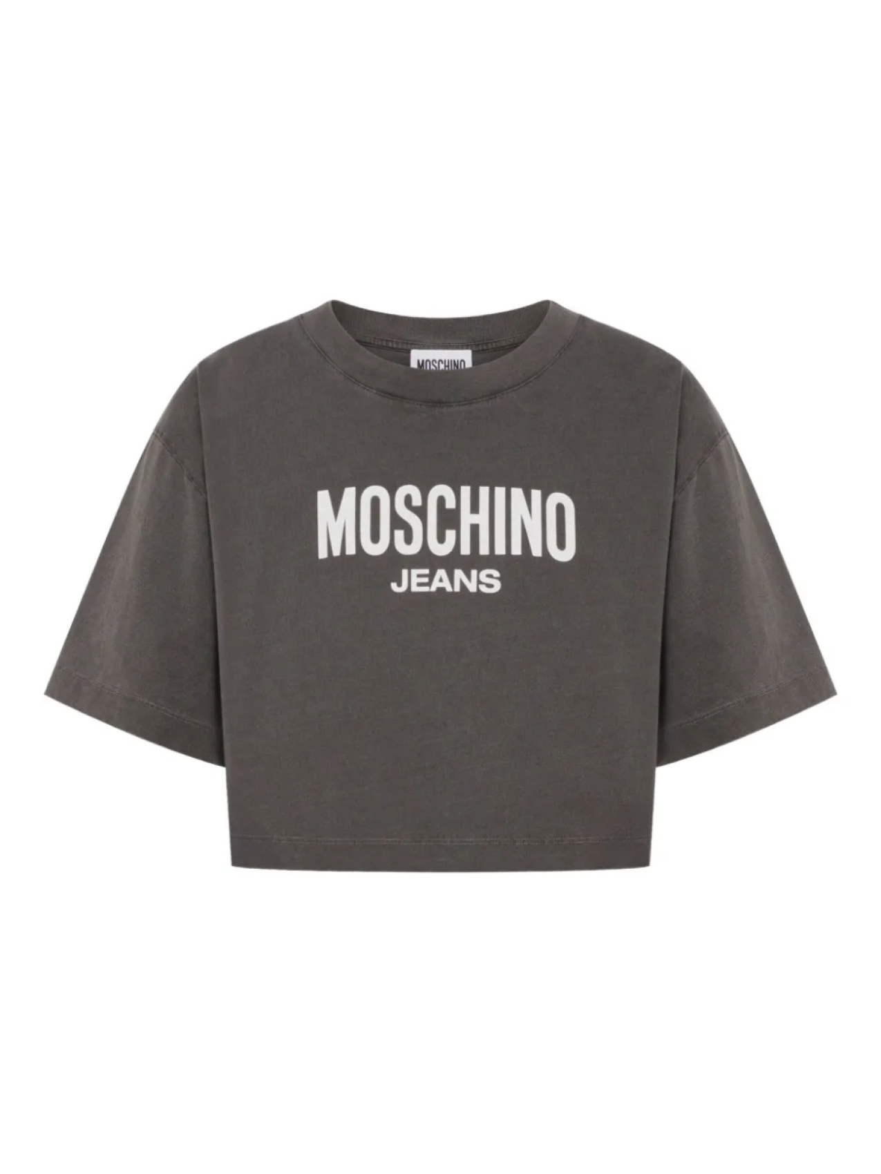 

MOSCHINO JEANS футболка с логотипом, серый
