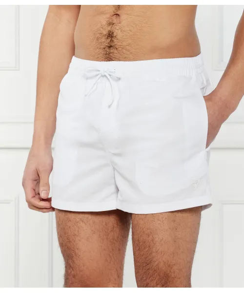 

Пляжные шорты Regular fit Guess Underwear, белый