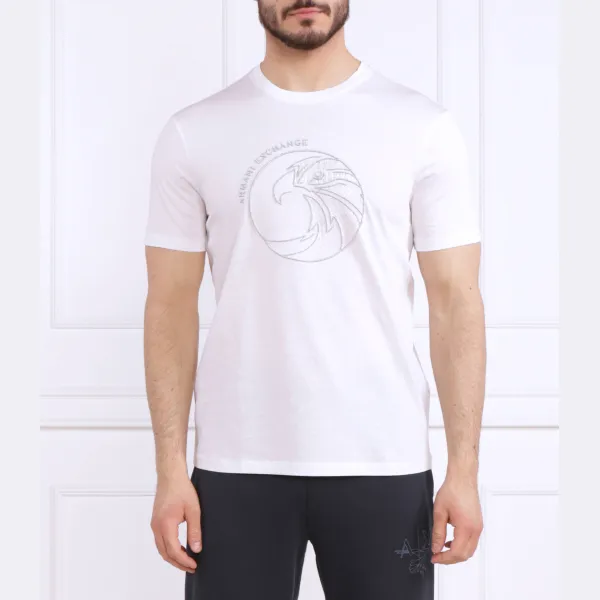 

Футболка стандартного кроя Armani Exchange, белый