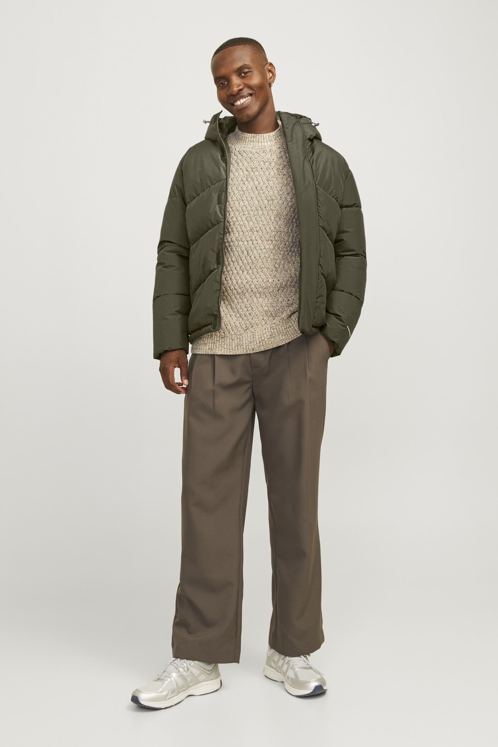 

Куртка пуховик Jack & Jones, зеленый