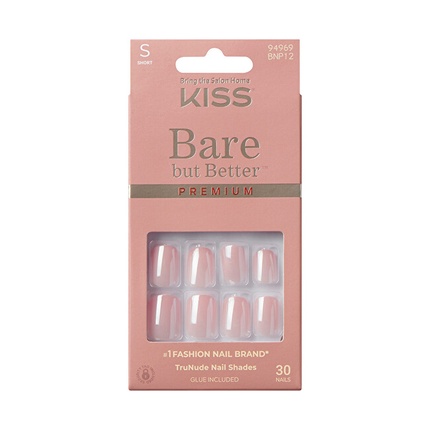 

Гелевые ногти премиум-класса Bare-But-Better – 30 штук Kiss
