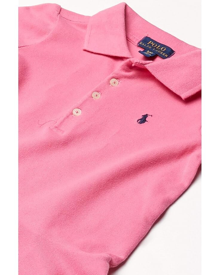 Платье Polo Ralph Lauren Kids Short-Sleeve Polo Dress, цвет Baja Pink — фото 2