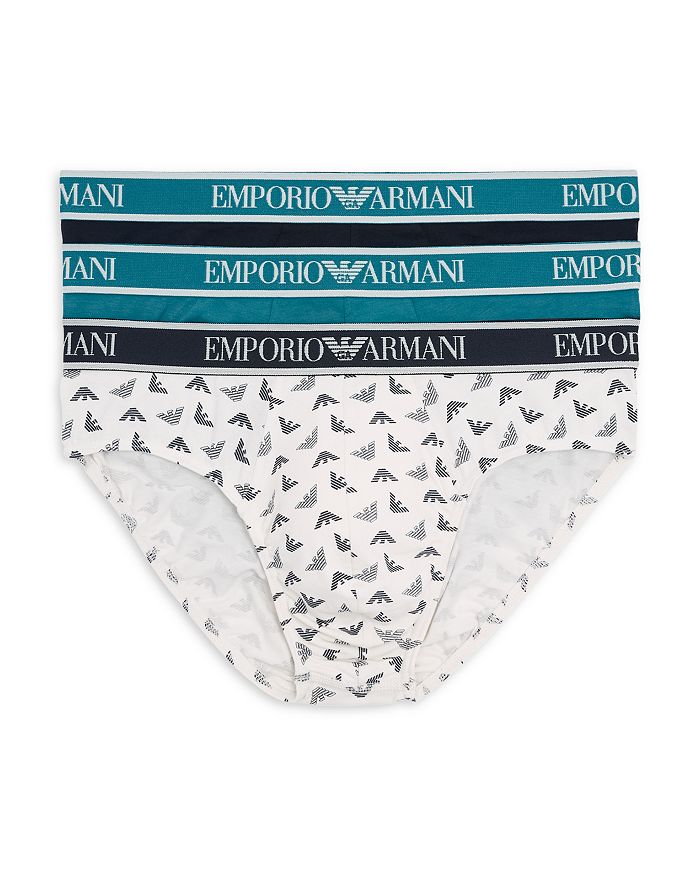 

Трусы с логотипом, 3 шт. Emporio Armani, мультиколор