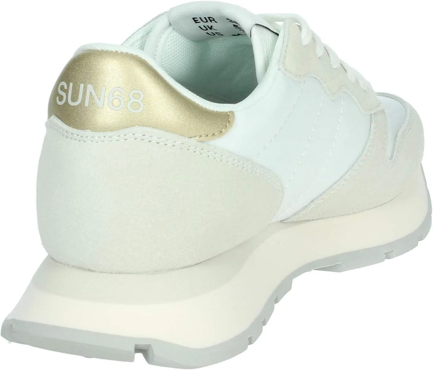 Кроссовки SUN68 Unisex Ally Gold Silver, белый — фото 3