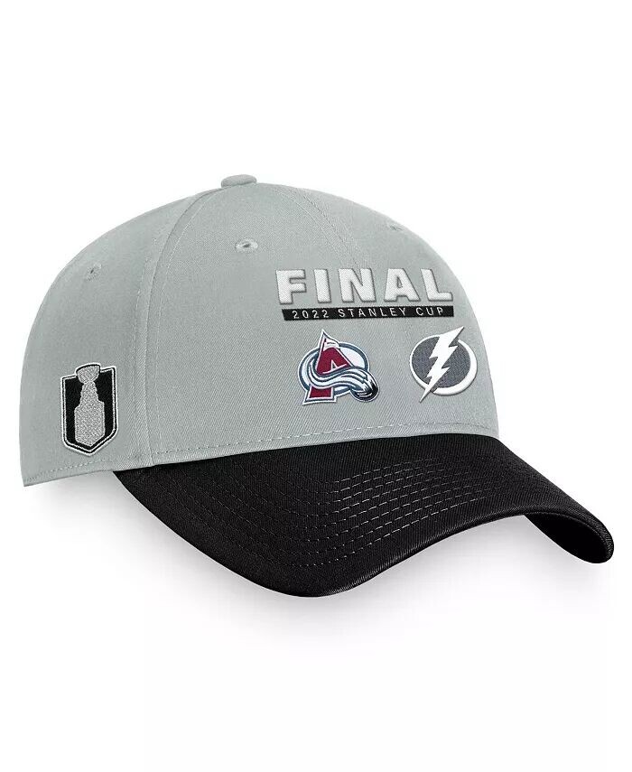 

Мужская серо-черная регулируемая кепка Snapback для финального матча Кубка Стэнли 2022 против «Колорадо Эвеланш» и «Тампа-Бэй Лайтнинг» Fanatics, белый