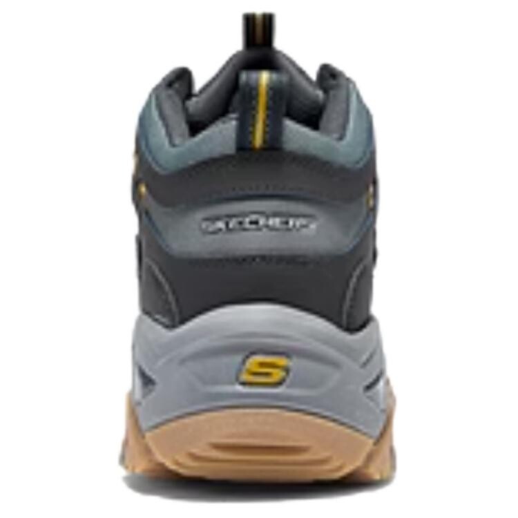Кроссовки Skechers OUTDOOR MENS Lifestyle Shoes Men Mid-top Black/grey, желтый — фото 4