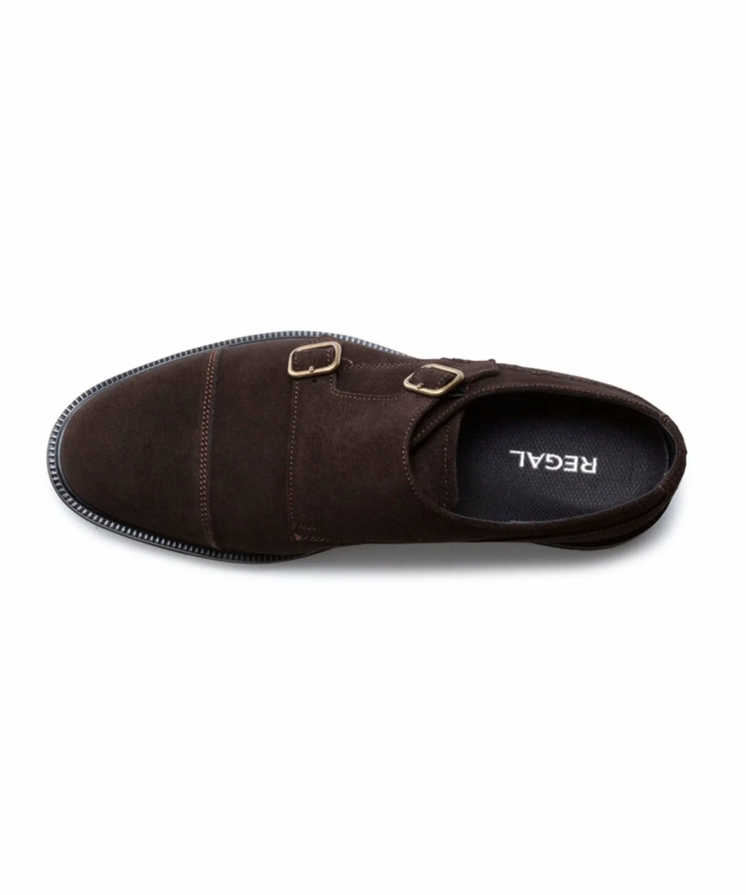 Деловые туфли Regal 37HL Double Monk GORE-TEX темно-коричневого цвета Regal, Dark brown — фото 4