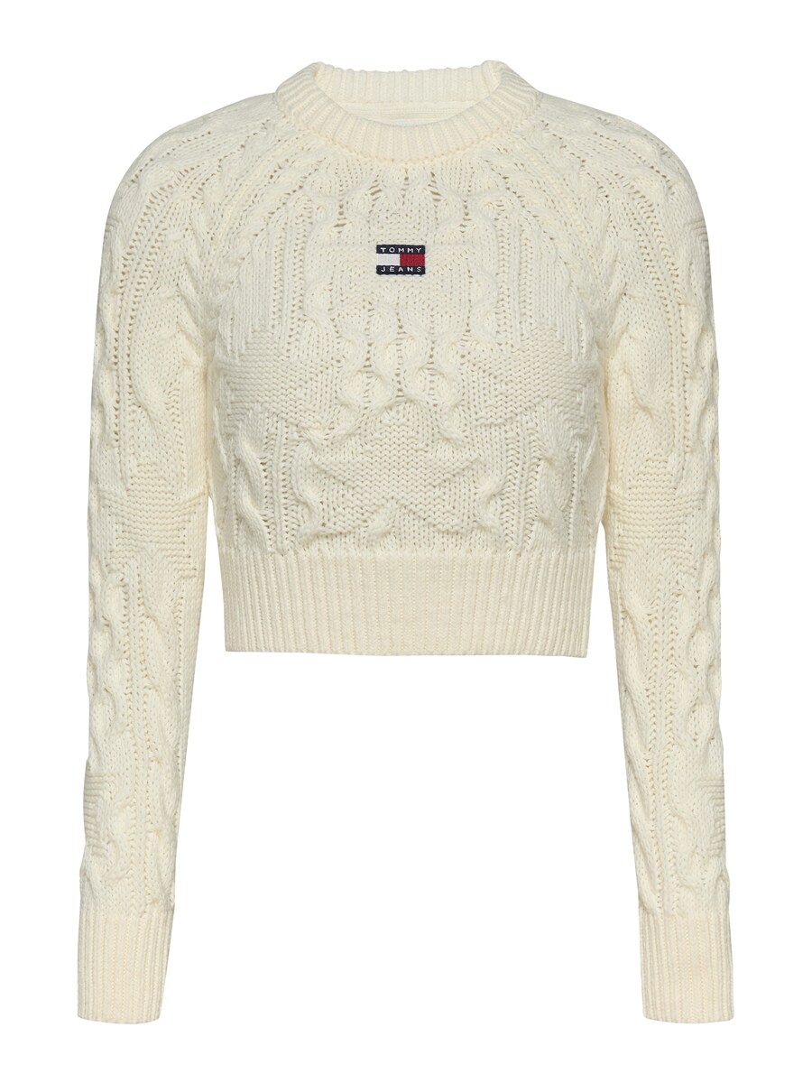 

Тонкий вязаный свитер Tommy Jeans Sweater, белый