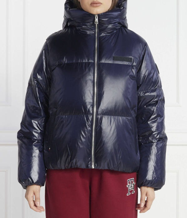 

Пуховик Tommy Hilfiger Regular Fit с капюшоном, синий