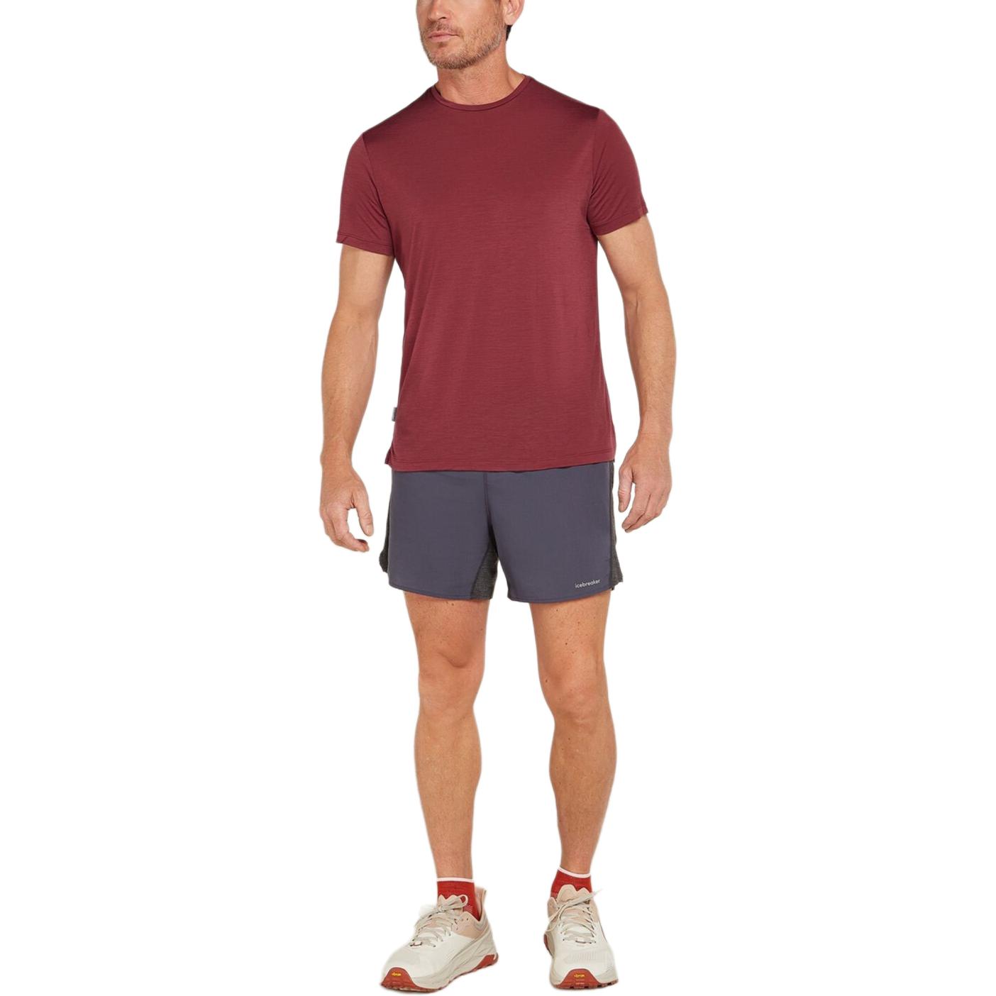 

Футболка мужская Icebreaker, Burgundy/Port