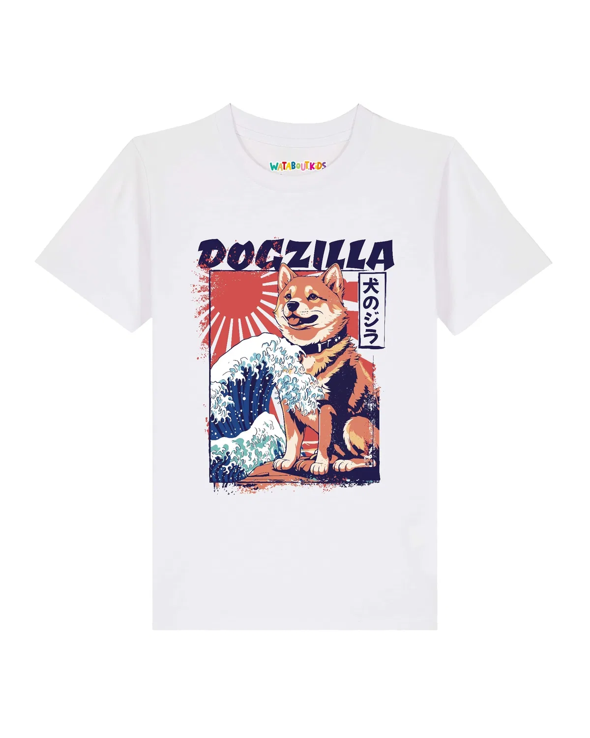 Футболка Dogzilla, Wat? Apparel, белый — фото 2