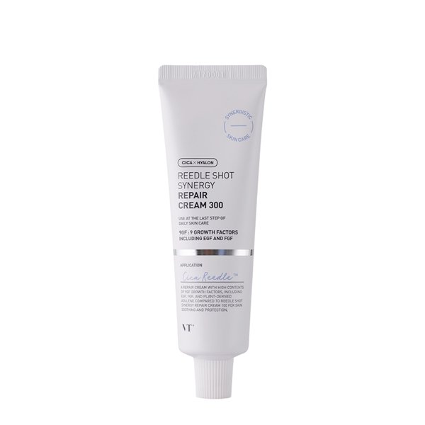 

VT Cosmetics Reedle Shot Synergy Repair Cream 300 50 мл / Сильно восстанавливающий крем для лица с азуленом для чувствительной кожи